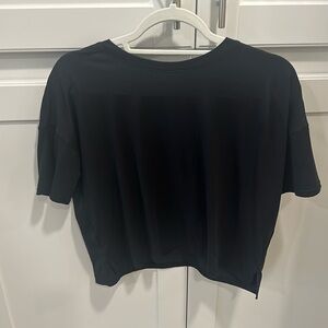 Black Basic Cotton Tshirt